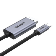 DisplayPort Adapter - Unitek V1409A USB-C Black / Gray