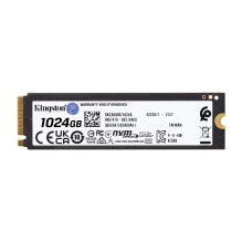 M.2 NVMe Diskas - Kingston Kc3000 1024 GB PCIe 4.0 3D TLC, juodas