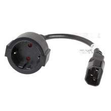 Power Cord - Lanberg C14 Black Connector Power Cord - Lanberg C14 Black Connector