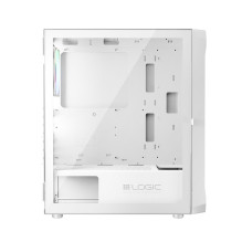 Case - Logic Ports ARGB Minidi USB 3.0 White