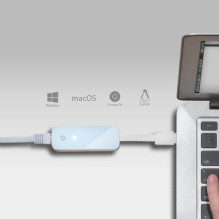Network Adapter - TP-LINK UE200 USB 2.0 10/100 Mbit/s LAN Adapter