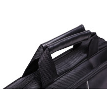Laptop Bag - Addison 309014 14.1' Nylon 3 Compartments Black Laptop Bag - Addison 309014 14.1' Nylon 3 Compartments Black