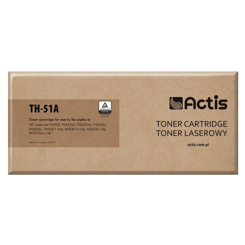 Toner Cartridge - Actis TH-51A Black