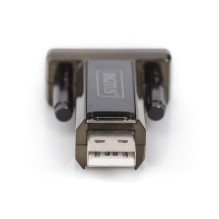 Adapter - Digitus USB 2.0 Serial 0.001 Gbit/s D-Sub 9 Black