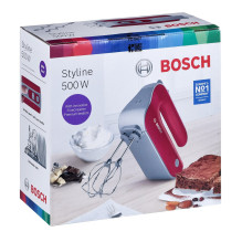 Hand Mixer - Bosch MFQ40303 500 W Red Hand Mixer - Bosch MFQ40303 500 W Red