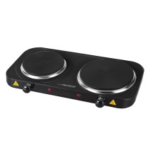 Elektrinė Viryklė - Esperanza EKH014K 2 Zona 2500W 5 Galingumo Lygiai Juoda