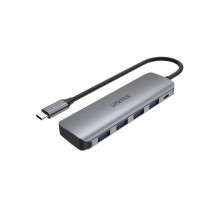 USB Adapteris - Unitek H1107A 5000 Mbit / s Pilkas USB Adapteris - Unitek H1107A 5000 Mbit / s Pilkas