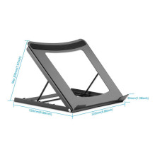Laptop Stand - Manhattan 5 Position Black 39.6 cm (15.6')