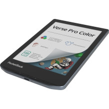 E-Book Reader - PocketBook Verse Pro 6' E Ink Kaleido 3 16GB Wi-Fi Waterproof Storm Sea E-Book Reader - PocketBook Verse Pro 6' E Ink Kaleido 3 16GB Wi-Fi Waterproof Storm Sea