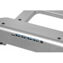 Nešiojamo Kompiuterio Laikiklis - NC06 Aušinimo Laikiklis Nešiojamiesiems Kompiuteriams iki 17.6" su 4 USB Prievada Nešiojamo Kompiuterio Laikiklis - NC06 Aušinimo Laikiklis Nešiojamiesiems Kompiuteriams iki 17.6" su 4 USB Prievada