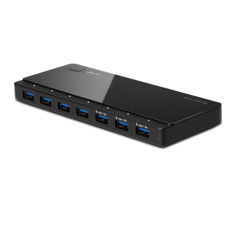USB Hub - TP-LINK UH700 7-Port USB 3.0 Huba su Saugumo Apsauga