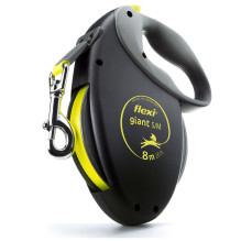 Dog Leash - TRIXIE NEON GIANT M 8 m Black, Yellow Dog Leash - TRIXIE NEON GIANT M 8 m Black, Yellow