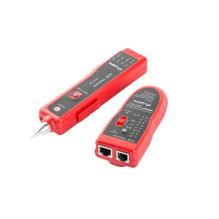 Network Cable Tester - Lanberg NT-0501, Black, Red