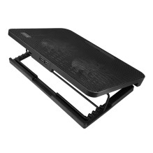 Laptop Cooler - Savio COS-02 with 2 Fans, USB, Black, Red Lighting Laptop Cooler - Savio COS-02 with 2 Fans, USB, Black, Red Lighting