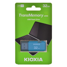 USB Flash Drive - Kioxia TransMemory U202 32GB USB Type A Blue USB Flash Drive - Kioxia TransMemory U202 32GB USB Type A Blue