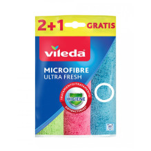 Valymo Šluostė - Vileda Mikropluošto Ultra Fresh 3 Vnt.