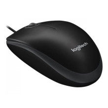 Wireless Mouse - Computer Mouse Logitech B100 Wired USB Optical 800 dpi Black Wireless Mouse - Computer Mouse Logitech B100 Wired USB Optical 800 dpi Black