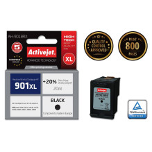 Rašalo Kasetė - Activejet AH-901BRX, 20 ml, Juoda Rašalo Kasetė - Activejet AH-901BRX, 20 ml, Juoda