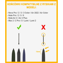 Pen Set - Onyx Boox Note 3 / Max Lumi / Nova 3 5 Pcs Black Pen Set - Onyx Boox Note 3 / Max Lumi / Nova 3 5 Pcs Black