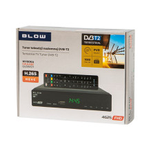 DVB-T2 Dekoderis - BLOW 4625FHD H.265 Imtuvas Juodas