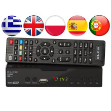 DVB-T2 Decoder - BLOW 4625FHD H.265 Receiver Black DVB-T2 Decoder - BLOW 4625FHD H.265 Receiver Black