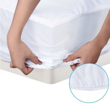 Mattress Protector - Oilcloth, White Mattress Protector - Oilcloth, White