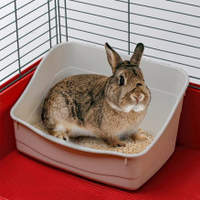 Rabbit Toilet - Fearplast Corner Model White