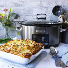 Slow Cooker - Crock-Pot 5.6 L, Silver