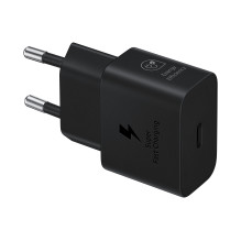 Pakrovėjas - Samsung EP-T2510 25W USB-C Sieninis Pakrovėjas + USB-C Laidas Juodas Pakrovėjas - Samsung EP-T2510 25W USB-C Sieninis Pakrovėjas + USB-C Laidas Juodas