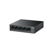 Switch - TP-Link LiteWave LS105P 5-Port PoE Black Switch - TP-Link LiteWave LS105P 5-Port PoE Black