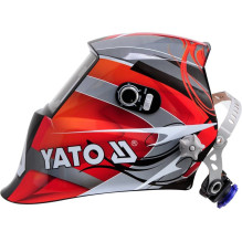 Suvirinimo Šalmas - Yato YT-73921 su Automatinio Tamsinimo Filtru Juodas, Raudonas, Sidabrinis Suvirinimo Šalmas - Yato YT-73921 su Automatinio Tamsinimo Filtru Juodas, Raudonas, Sidabrinis