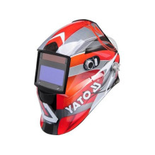 Suvirinimo Šalmas - Yato YT-73921 su Automatinio Tamsinimo Filtru Juodas, Raudonas, Sidabrinis Suvirinimo Šalmas - Yato YT-73921 su Automatinio Tamsinimo Filtru Juodas, Raudonas, Sidabrinis