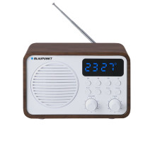 Nešiojama Radijo Stotis - Blaupunkt PP7BT Bluetooth USB Žadintuvas Ruda / Balta Nešiojama Radijo Stotis - Blaupunkt PP7BT Bluetooth USB Žadintuvas Ruda / Balta