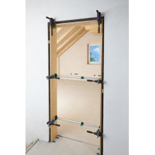 Door Frame Rod Set - Wolfcraft PRO 600-1000mm with 4 Spacers and 2 Clamps