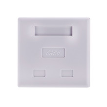 Network Connector - Alantec GN011 Cat6 2-Port White Network Connector - Alantec GN011 Cat6 2-Port White
