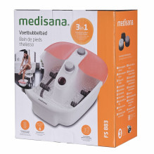 Foot Bath - Medisana FS 883 80W Foam and Massage Function, Waterproof, Orange, White Foot Bath - Medisana FS 883 80W Foam and Massage Function, Waterproof, Orange, White