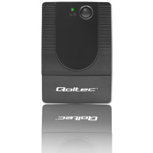 Uninterruptible Power Supply (UPS) - Qoltec 0.65 kVA 360 W 1 AC Uninterruptible Power Supply (UPS) - Qoltec 0.65 kVA 360 W 1 AC