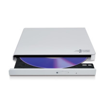 Išorinis DVD Įrenginys - Hitachi-LG Slim Portable DVD-Writer USB 2.0 Balta Išorinis DVD Įrenginys - Hitachi-LG Slim Portable DVD-Writer USB 2.0 Balta