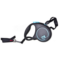 Dog Leash - Flexi Black Design S 5 m