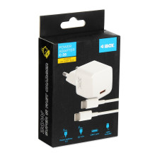Travel Charger - I-Box C-38 PD30W, White Travel Charger - I-Box C-38 PD30W, White