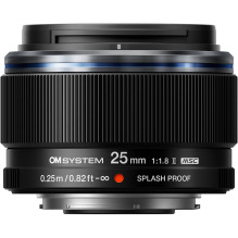 Olympus OM SYSTEM M.ZUIKO DIGITAL 25mm F1.8 II (Black) Olympus OM SYSTEM M.ZUIKO DIGITAL 25mm F1.8 II (Black)