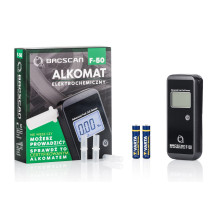 Breathalyzer - Bacscan F-50 0-4% Black Breathalyzer - Bacscan F-50 0-4% Black
