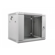 Serverio Spinta - Lanberg 19" 9U 600x450mm Pilka (Stiklinės Durys)