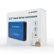 Išorinis Diskų Korpusas - Gembird EE2-U3S-2-B 2.5" USB 3.0 HDD Korpusas Išorinis Diskų Korpusas - Gembird EE2-U3S-2-B 2.5" USB 3.0 HDD Korpusas