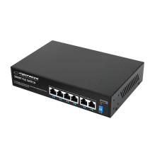 Network Equipment - Esperanza ENS105 6-Port PoE Switch 10 / 100 60W Black Network Equipment - Esperanza ENS105 6-Port PoE Switch 10 / 100 60W Black