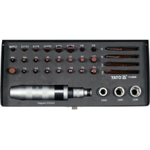 Manual Screwdriver - Yato YT-28000 32 Piece Set S2 Steel CrV Handle
