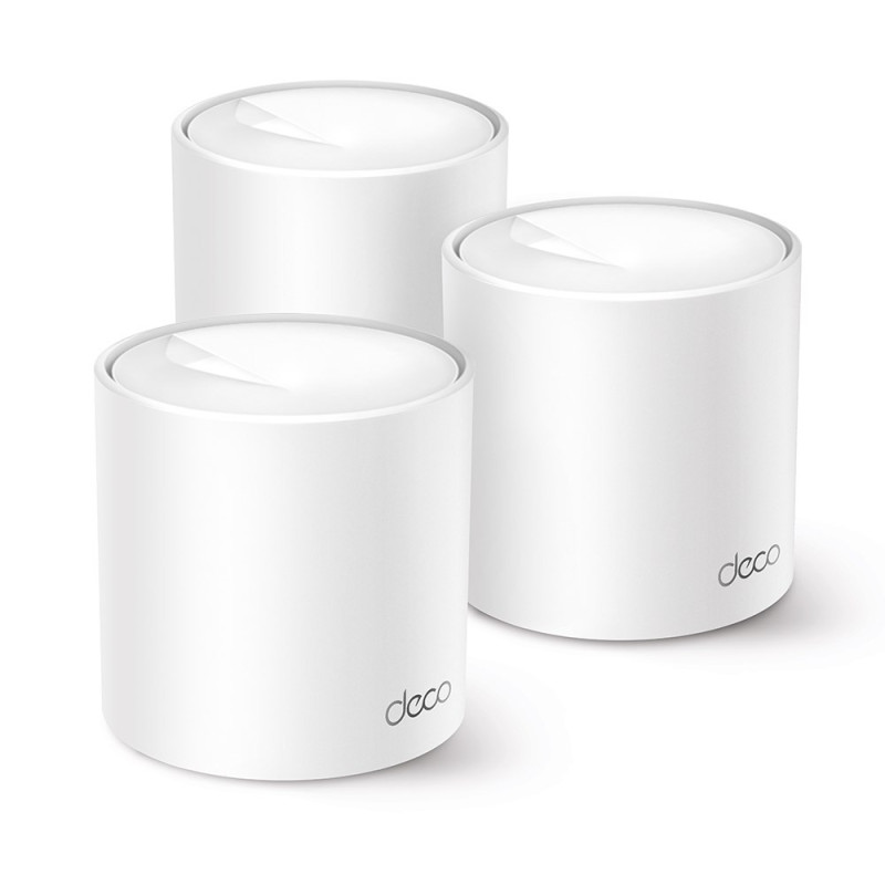 Wireless Router - TP-LINK Deco X10 Dual-Band Mesh Wi-Fi 6 1500 Mbps 3-Pack