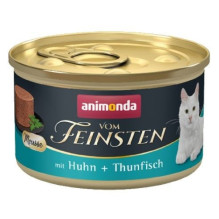 Wet Cat Food - Animonda Vom Feinsten Mousse Chicken Tuna 85 g