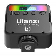 LED Šviestuvas Ulanzi VL49 RGB, WB (2500 K - 9000 K) LED Šviestuvas Ulanzi VL49 RGB, WB (2500 K - 9000 K)