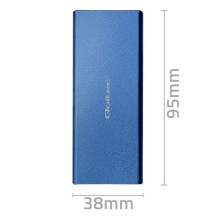 M.2 SSD Korpusas - Qoltec 51832 2TB SATA USB 3.0 Mėlynas M.2 SSD Korpusas - Qoltec 51832 2TB SATA USB 3.0 Mėlynas